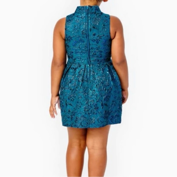 Lilly Pulitzer Mini Tanlee Dress - Teal Bay Blooming - size 2 - Picture 4 of 4
